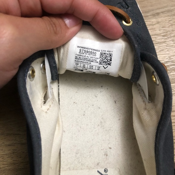 SPERRY Crest Boat Barrel Lace Navy Sneaker - Picture 4 of 6